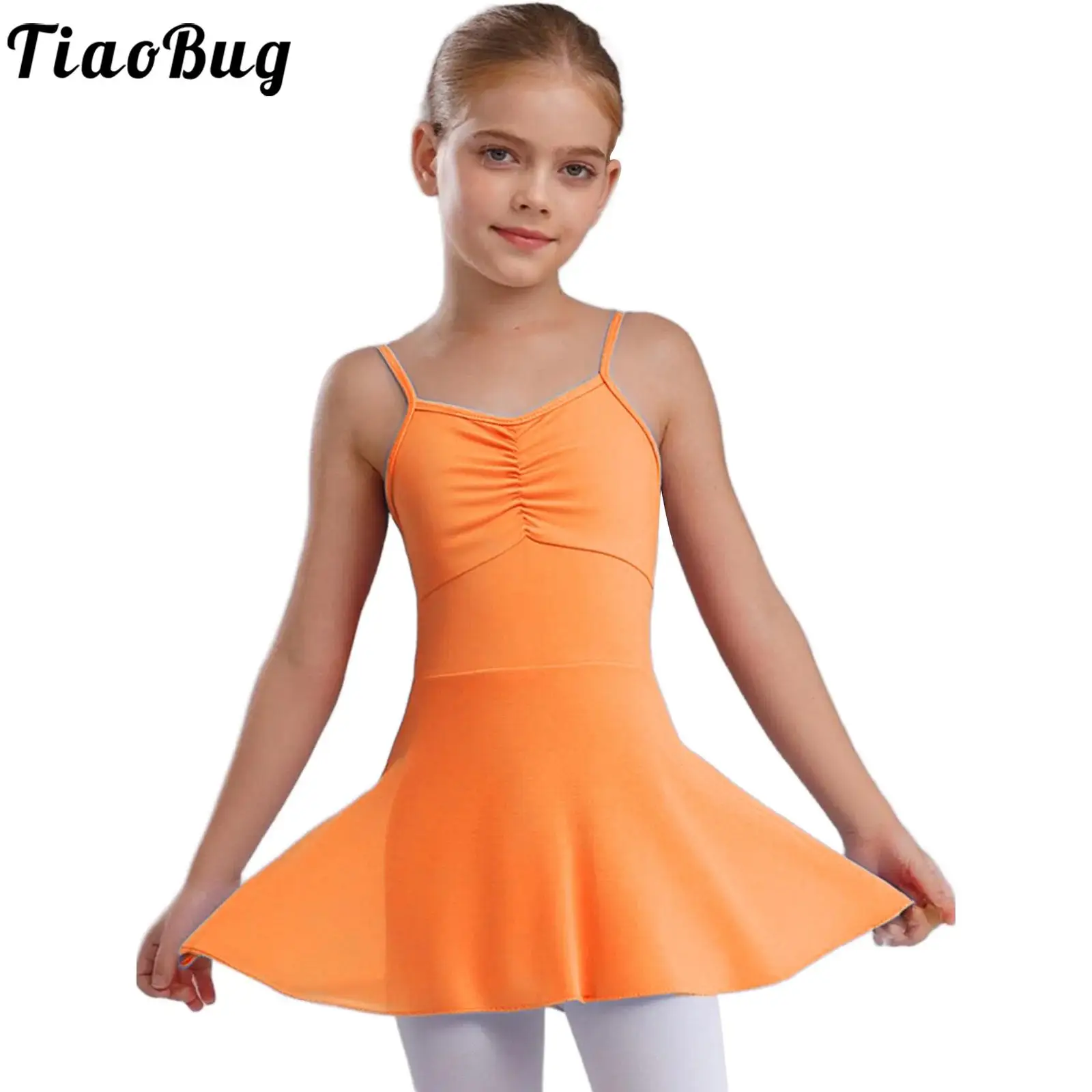 Leotardos de danza infantil con espalda de tul para niños y niñas - imagen 3