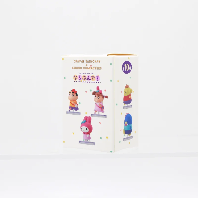 RE-MENT 10 unids/set crayón Shin-chan Sanrio serie escolar caja ciega juguete figura de acción adornos para niños regalos - imagen 5