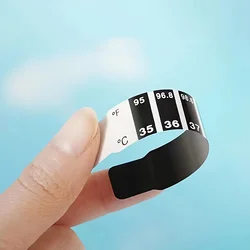 Termómetro frontal adhesivo sin mercurio para bebés