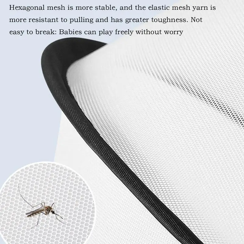 Red protectora reutilizable para cochecito, moisés y asiento de coche - imagen 4