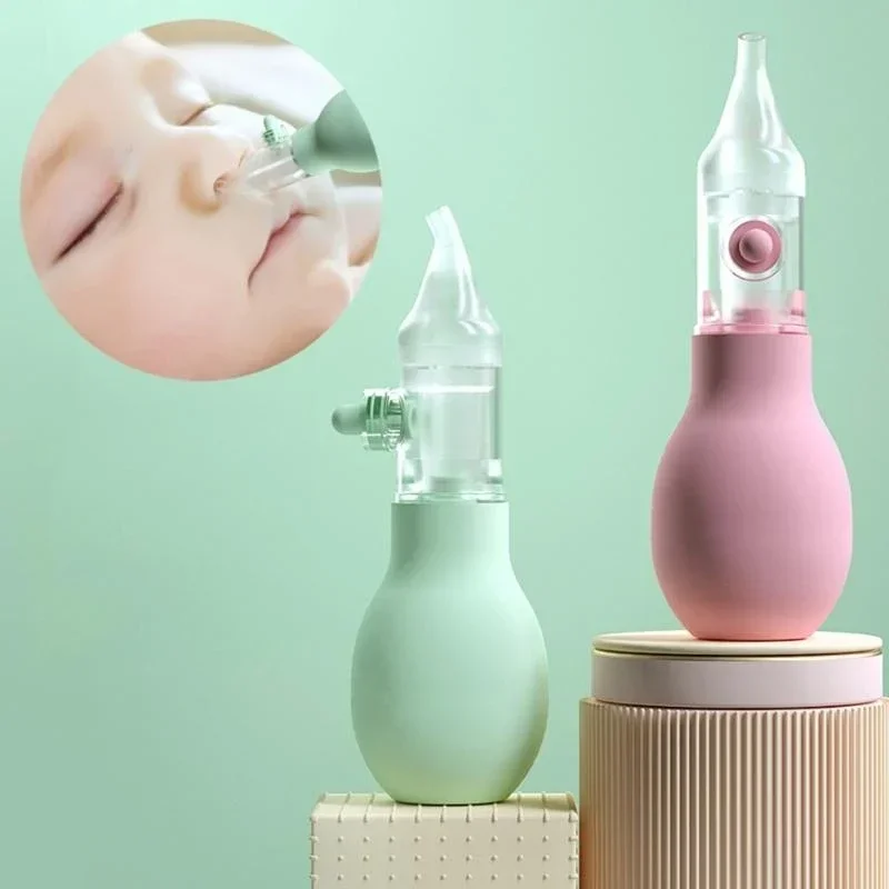 Aspirador Nasal Manual, succión de nariz para niños pequeños, producto para el cuidado del bebé, herramienta de limpieza de nariz - imagen 3