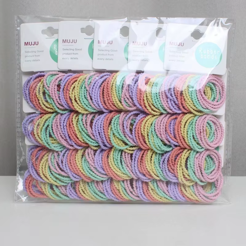 Gomitas elásticas para el pelo de niños – Colores suaves