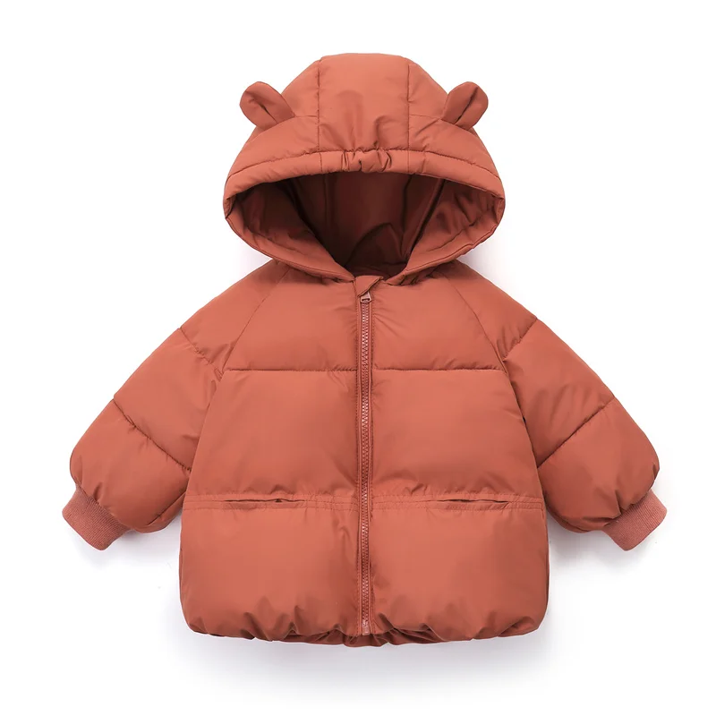 Chaqueta de invierno con capucha para bebé antiviento - imagen 3