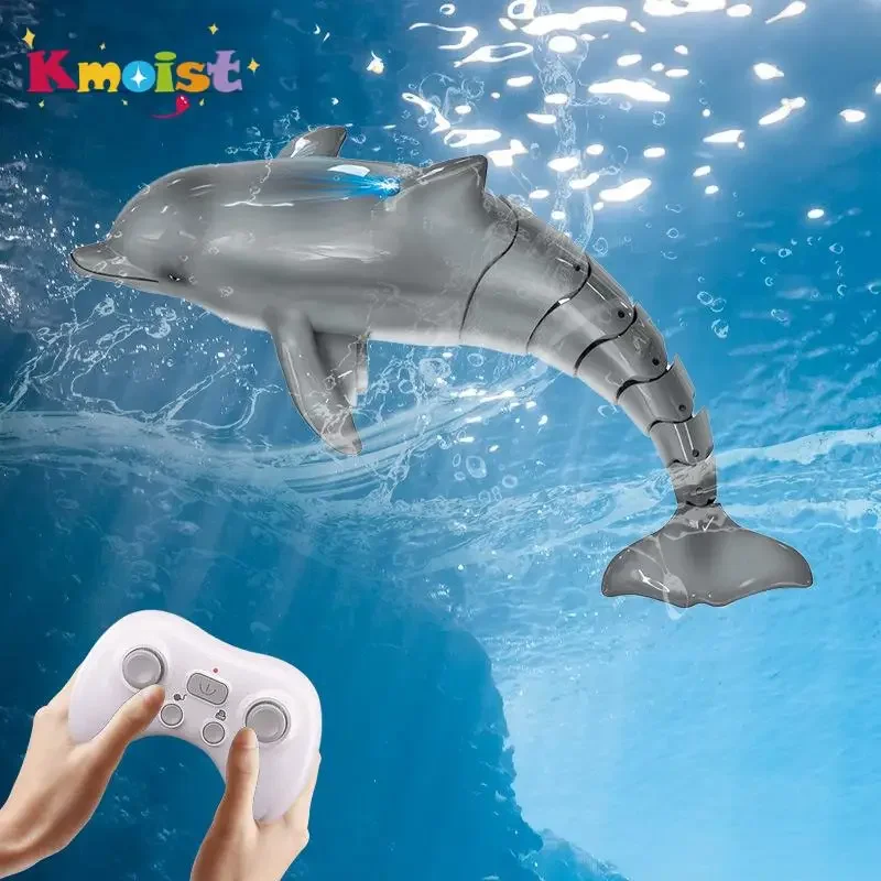 Juguete pez delfín RC 2.4G con luces – regalo de Navidad para piscina - imagen 2