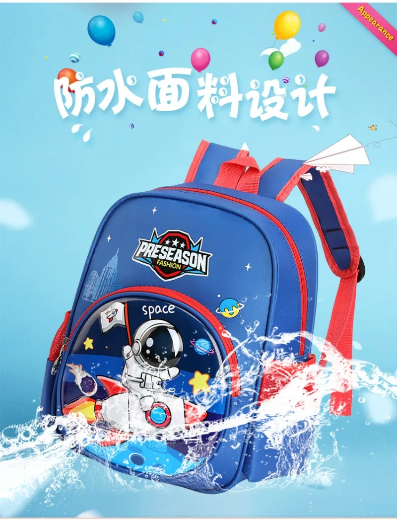 Mochila escolar Lightning McQueen, mochila 3DMini de coches para niños, bolsa estereoscópica de dibujos animados para guardería, regalo de cumpleaños para chico bonito a la moda - imagen 3