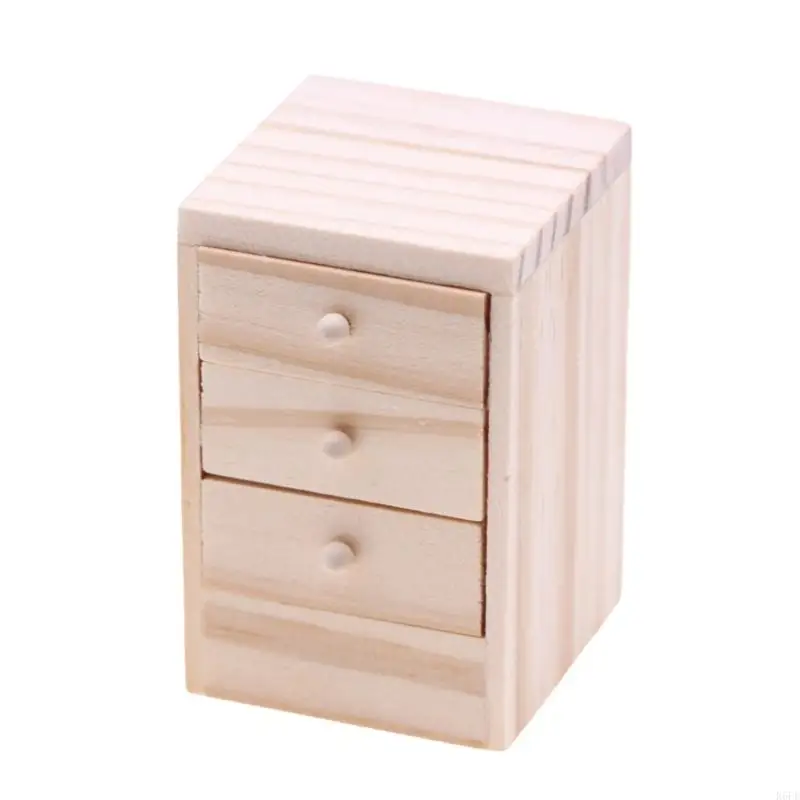 R6FD Miniatura 1 12 escala Madera Beds Bundet Houses accesorio hecho a mano