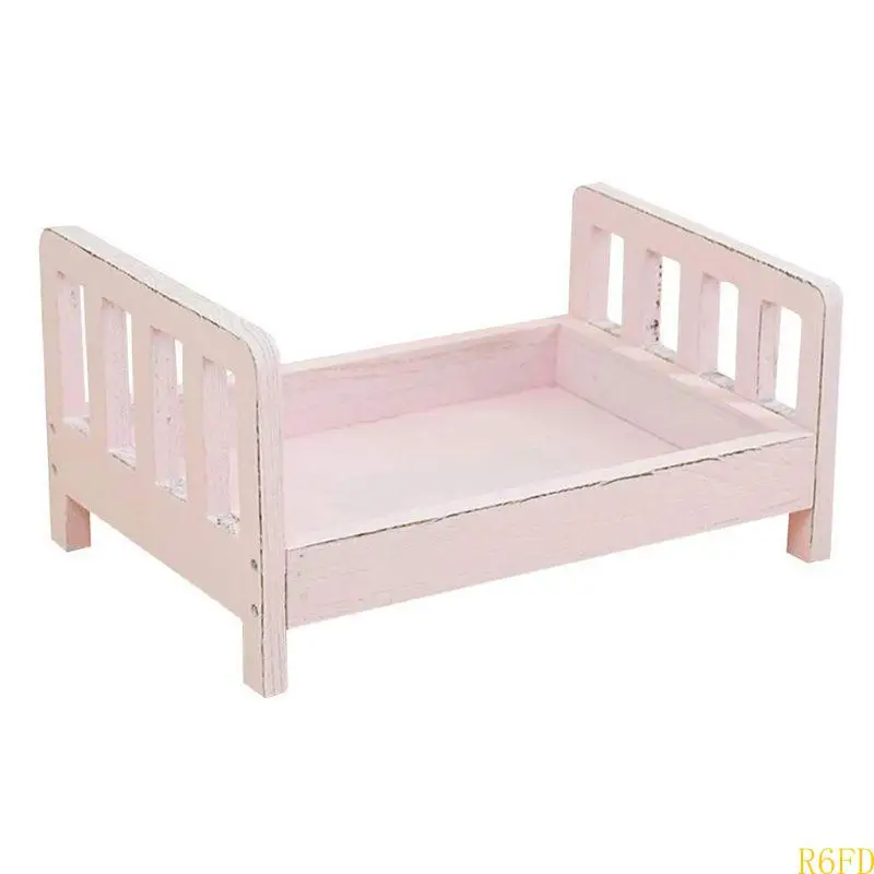 Accesorios de fotografía recién nacido, cama de madera, poses infantiles, utilería de fotografía para bebé, accesorios de fondo desmontables, utilería de fotografía para bebé - imagen 2