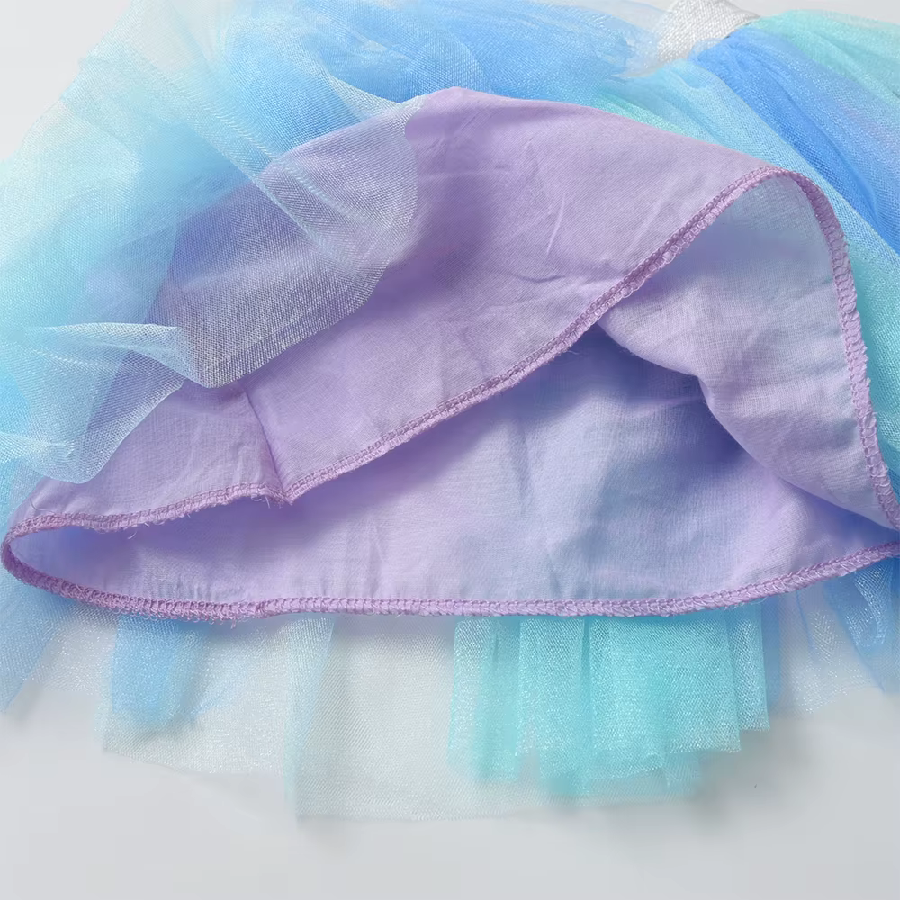 DXTON Tutú tul esponjoso niñas – Falda ballet princesa - imagen 4