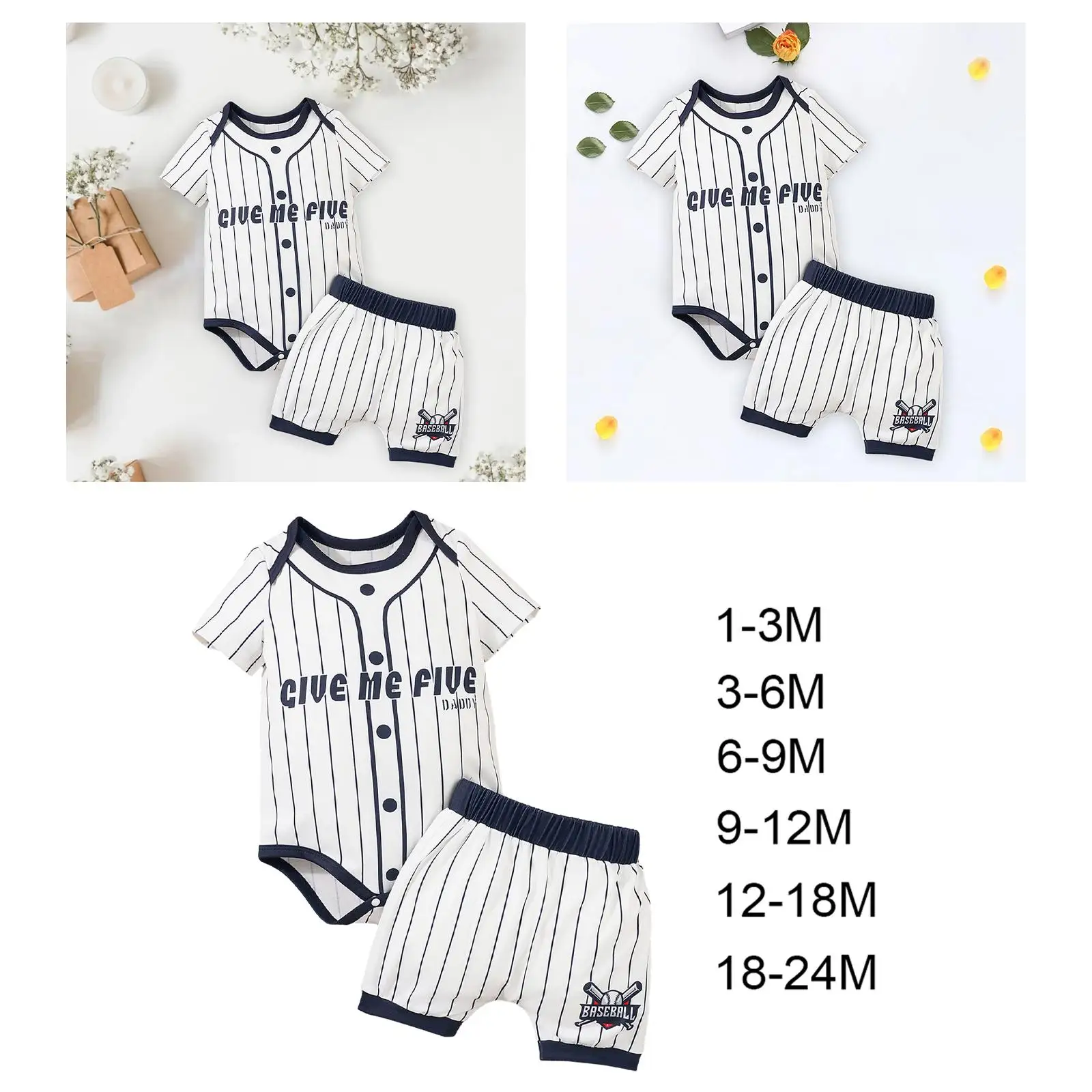 Baby Summer Clothing Set Fashionable Sleeveless Tops and Shorts for Play Wear Holiday Outfits Photograph Parties Indoor Wear