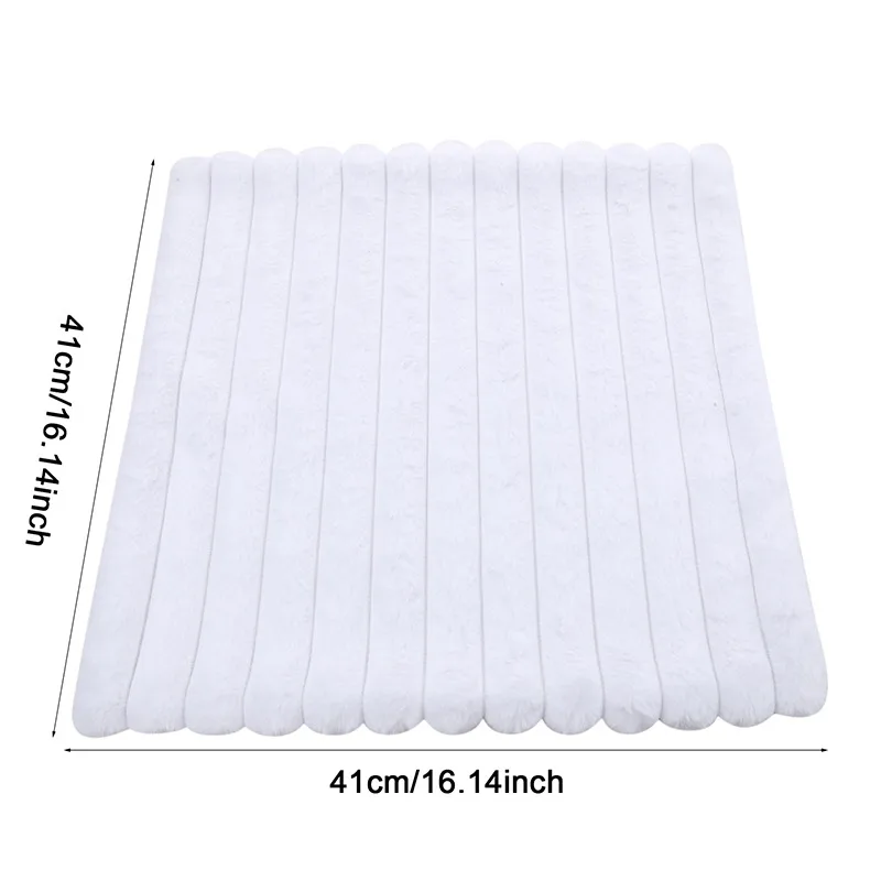 Funda de almohada de felpa súper suave, funda de cojín de invierno para sofá y mesita de noche, decoración nórdica para sala de estar, funda rectangular - imagen 5