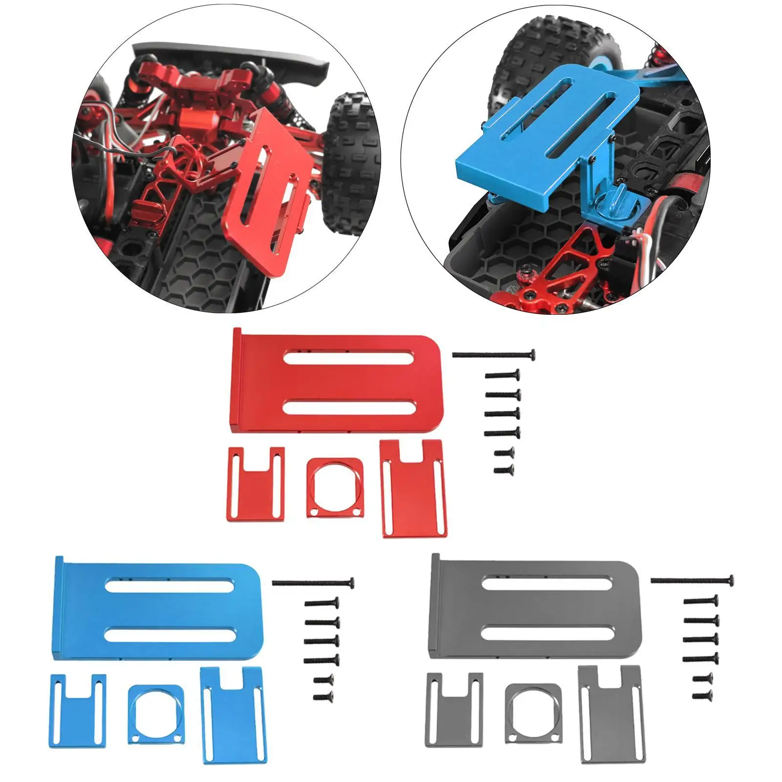 Battery Fixing Bracket up to 45mm Height Easy Installation Lightweight RC Car Replacement Part for H16H 16207 16208 16209 16210