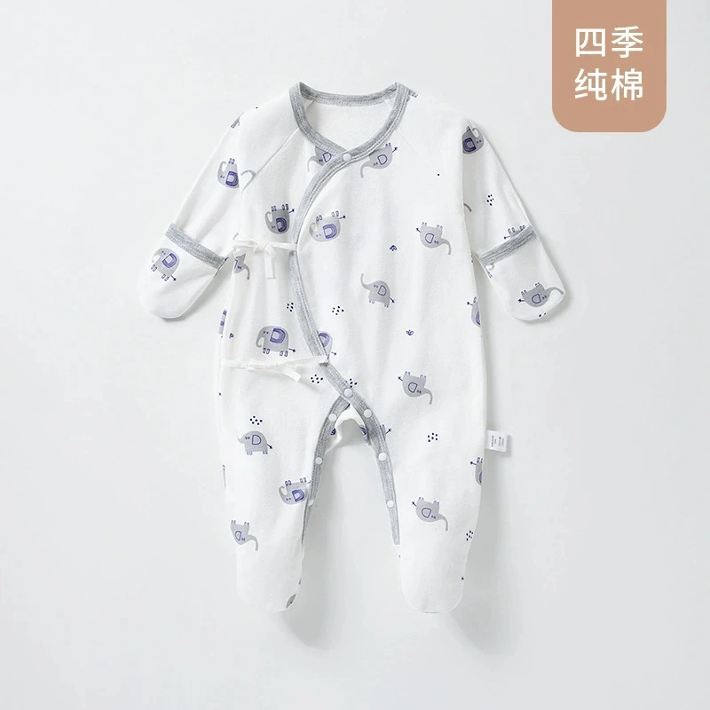 Conjunto de 2 piezas de primavera y otoño para recién nacidos, peleles informales de algodón de manga larga con dibujos animados para niño, monos, ropa de Boutique para bebé BC641 - imagen 3