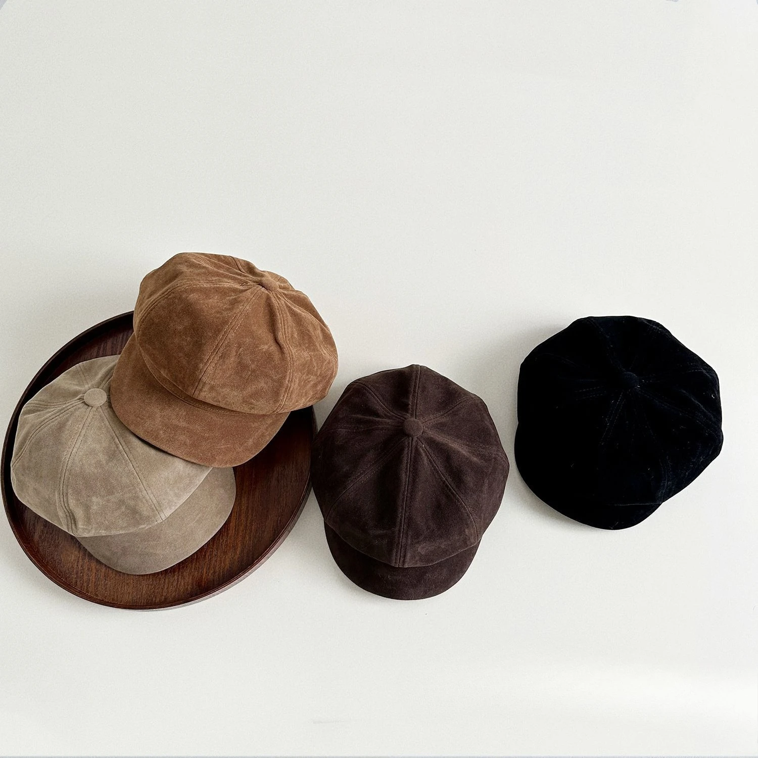 Gorro niño algodón – Estilo clásico británico para otoño e invierno - imagen 2