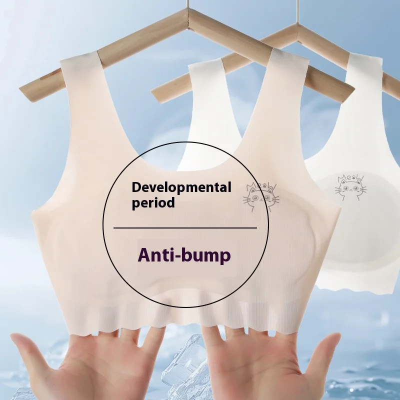 Ropa interior de algodón fino: camiseta niño y sujetador niña - imagen 5