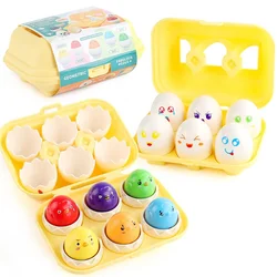 Huevos Montessori 3D - Rompecabezas educativo para niños