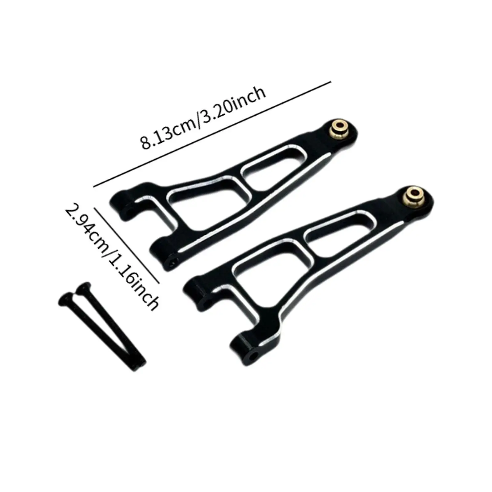 2Pcs 1/12 RC Swing Arm Replacements Modification RC Suspension Arm Aluminum Alloy for UD1201 UD-12Pro Crawler Hobby Car Model