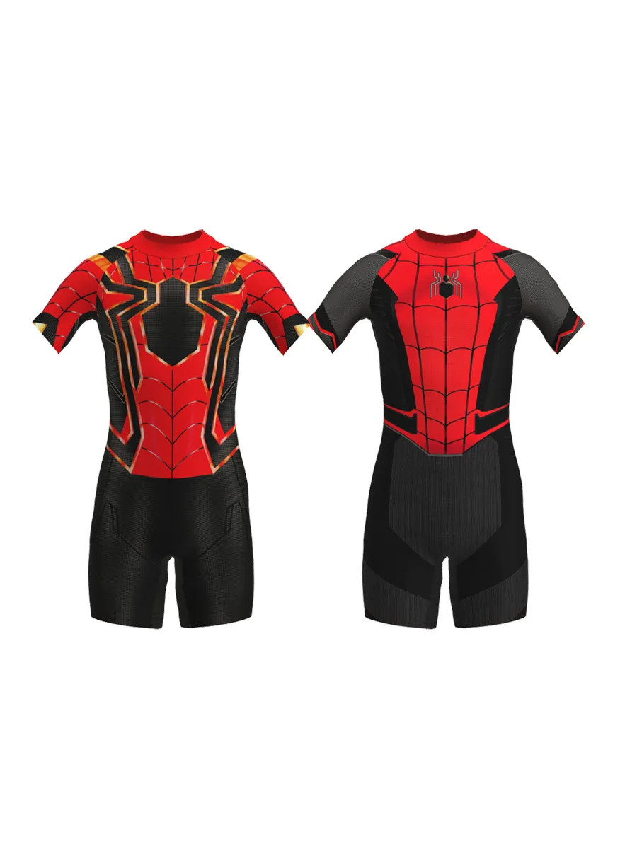 Miles Morales-traje de baño de superhéroe para niños, traje de baño de Spiderman, Peter Parker, Zentai, Spandex, lejos de casa, nuevo - imagen 2