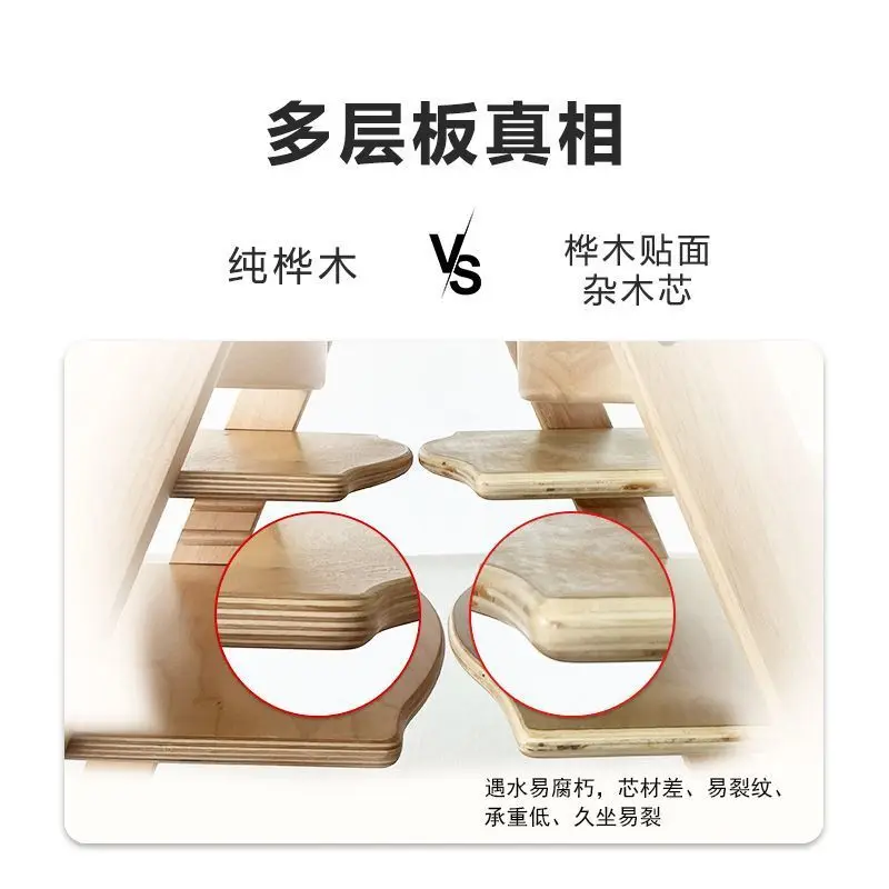 Silla de comedor para bebé, silla de crecimiento portátil para niños, asiento de comedor para bebé, mesa de sentarse de aprendizaje multifuncional para el hogar - imagen 4