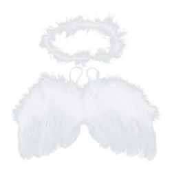 Diadema de plumas suaves para bebé recién nacido