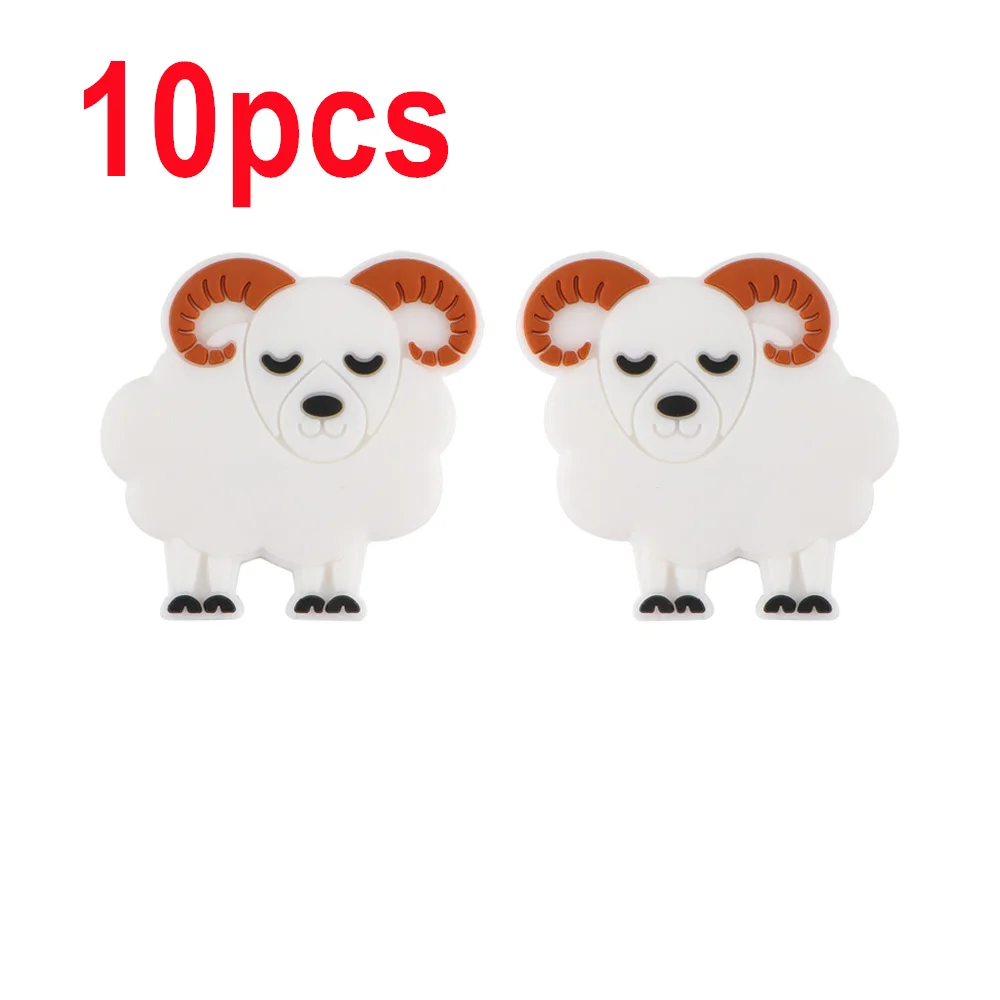 10pcs White