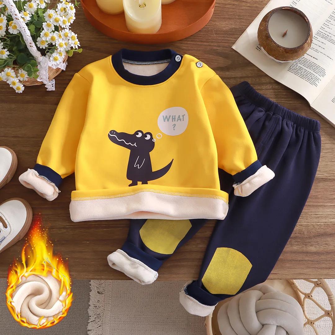 Pijama infantil de invierno acolchado manga larga - Calentito y cómodo - imagen 5