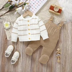 Conjunto jersey tejido manga larga para bebé - Ropa invierno niño/a