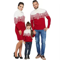 Jersey de Navidad a juego para mamá, papá y niño