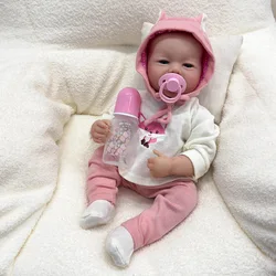 Muñeca reborn NPK Emmy de vinilo con piel 3D realista