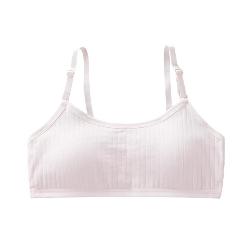 Sujetadores de entrenamiento para niñas, camisola sin aros de algodón, Tops para Tweens, sujetadores de entrenamiento transpirables para escenario de crecimiento, chaleco modesto sin costuras - imagen 5