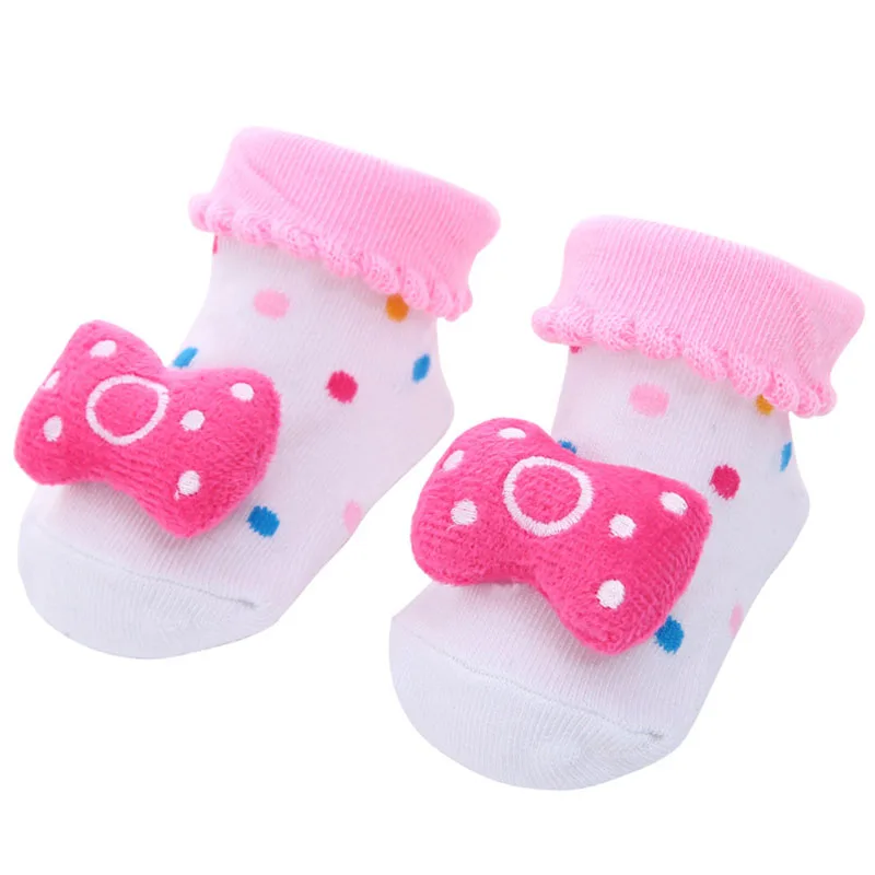 Calcetines antideslizantes conejito bebé – Estilo floral primavera - imagen 2