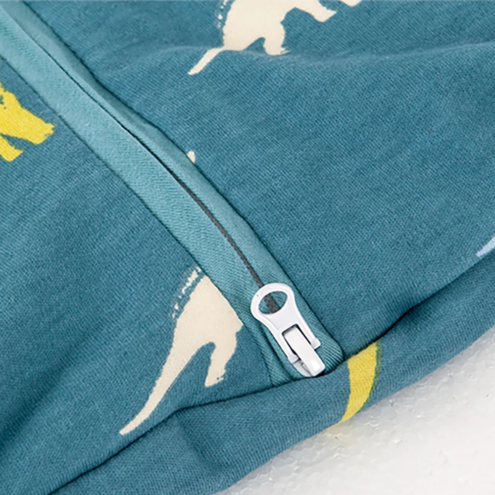 Saco de dormir de dinosaurio de dibujos animados para bebés de 3 a 24 meses, edredón antipatadas de algodón suave y cálido para otoño, saco de dormir 2,5 - imagen 5