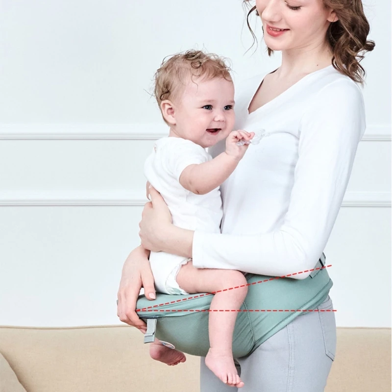 Portabebés ergonómico acolchado XXFE – Uso frontal y cadera - imagen 2