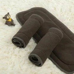ALVABABY Insertos de bambú carbonizado para pañales de tela
