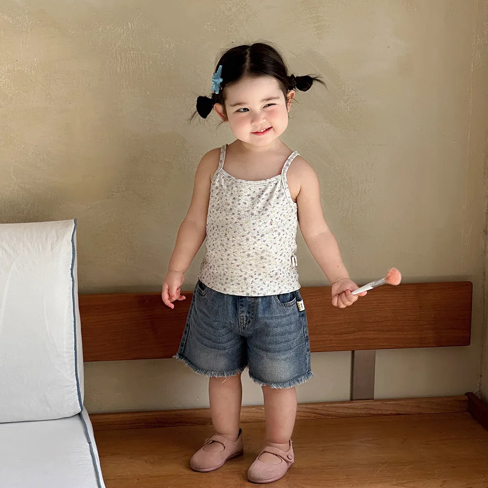 Pantalones vaqueros de verano para niños – Estilo holgado vintage