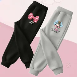 Pantalón jogger niña cintura elástica estampado arco primavera/otoño