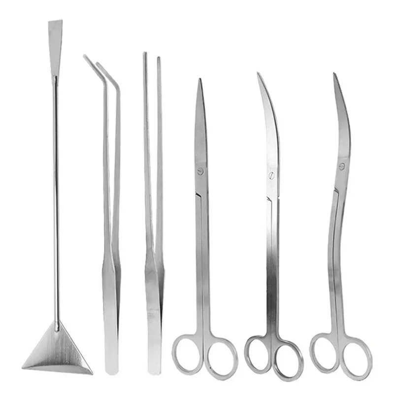 Kit mantenimiento acuario acero inoxidable - Tijeras, pinzas y recortador - imagen 5
