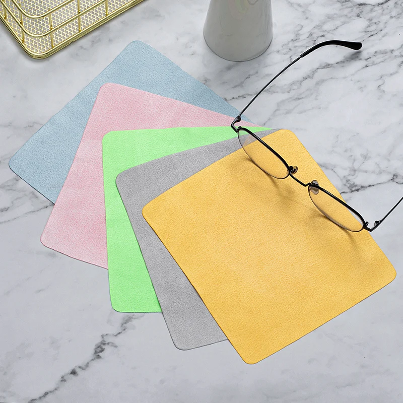 Paño para lentes de microfibra de ante premium |   Ultra Suave para Gafas/Teléfono/Cámara |   Antiarañazos y secado rápido |   Ecológico, sin desprendimiento - imagen 3