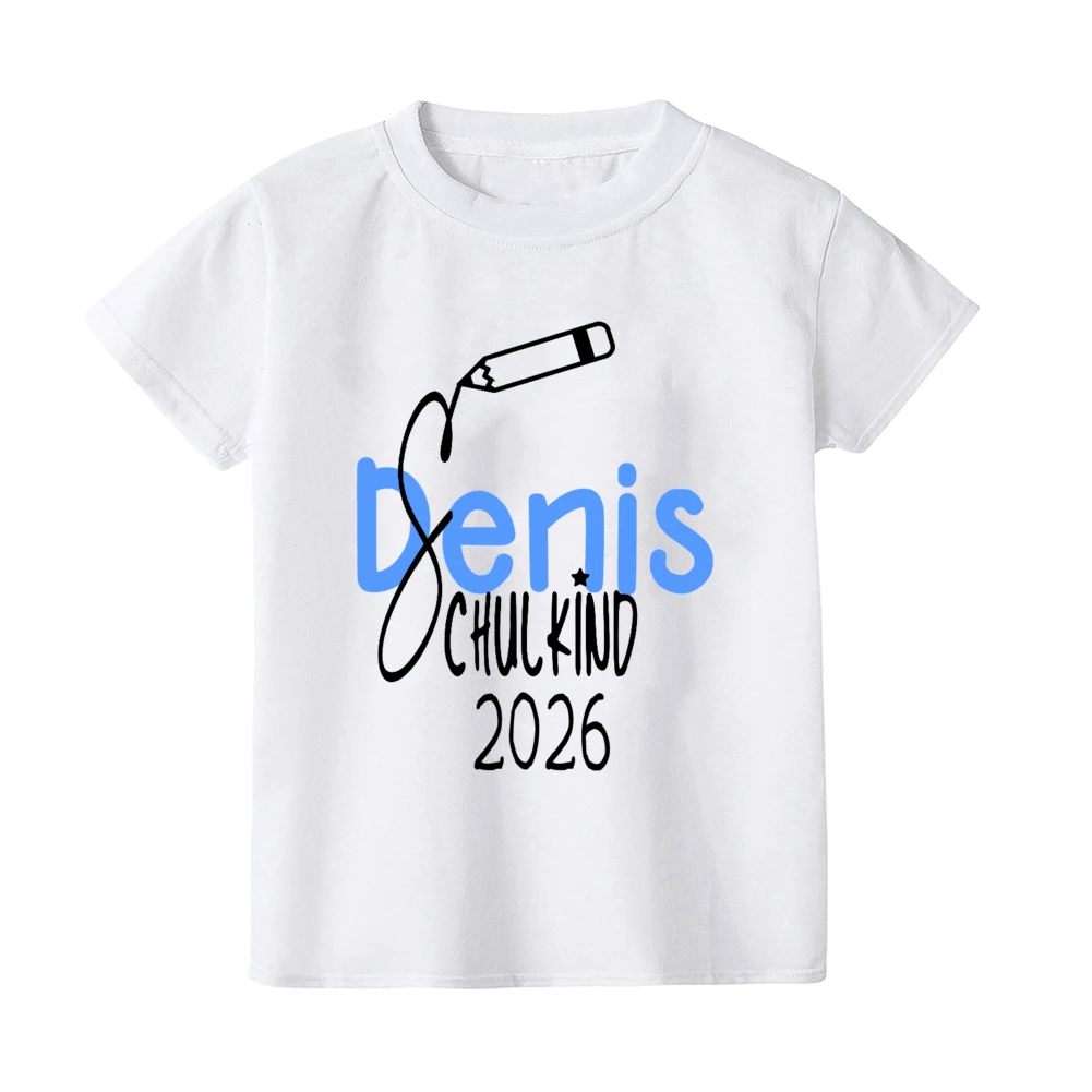Camiseta escolar personalizada con nombre – Regalo primer día colegio - imagen 3