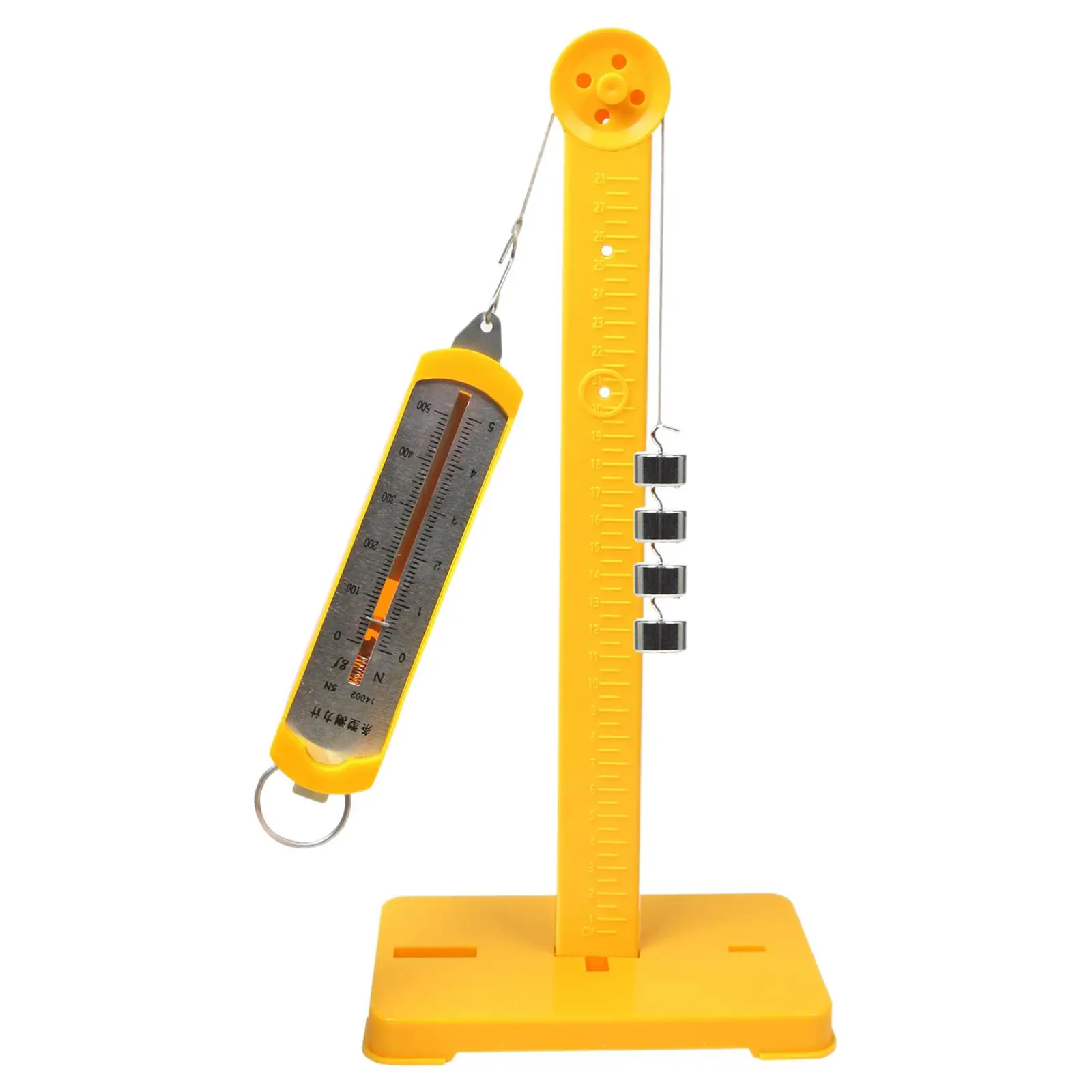 Fixed & Movable Pulley Experiments Kits Science Equipment Dynamometer DIY Education Tool for School Class Students Teachers