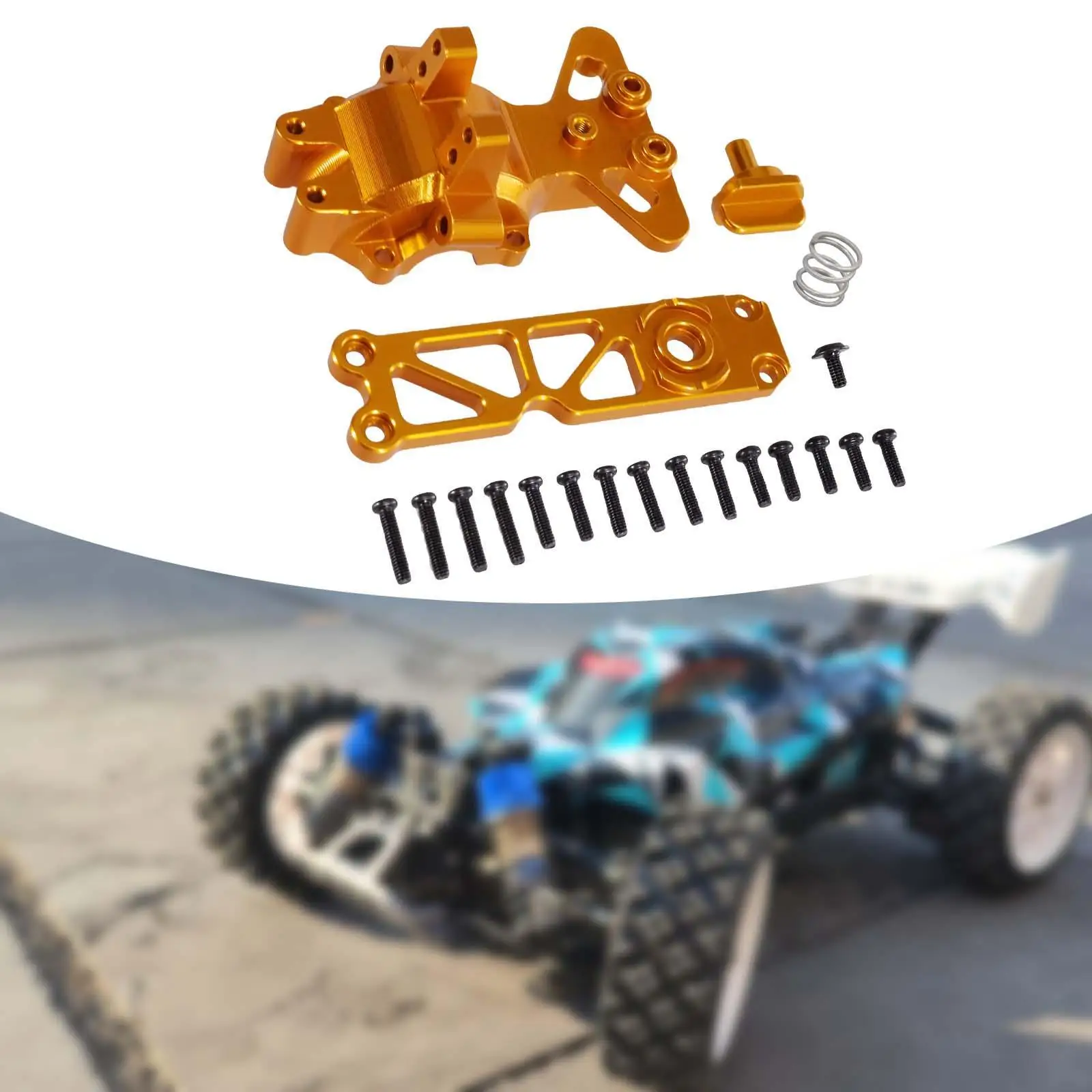Front Upper Gearbox Cover Parts Multipurpose Remote Control Car Sturdy Easy Installation Replacements for 16209 16210 M163