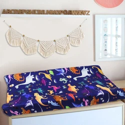 Funda suave colchón bebé con sábana estampada para guardería cambiador