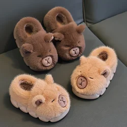 Zapatillas de invierno sin cordones para niños antideslizantes