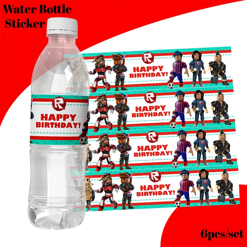 Bottle label 6pcs
