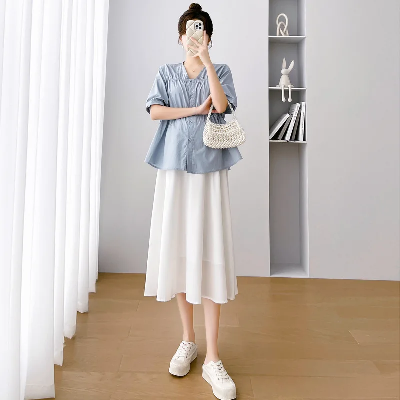 Trajes de falda de maternidad de verano 2023 - imagen 3