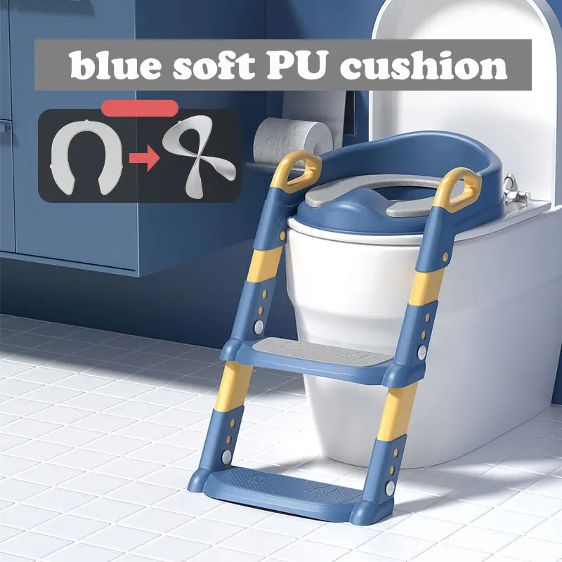 blue PU seat