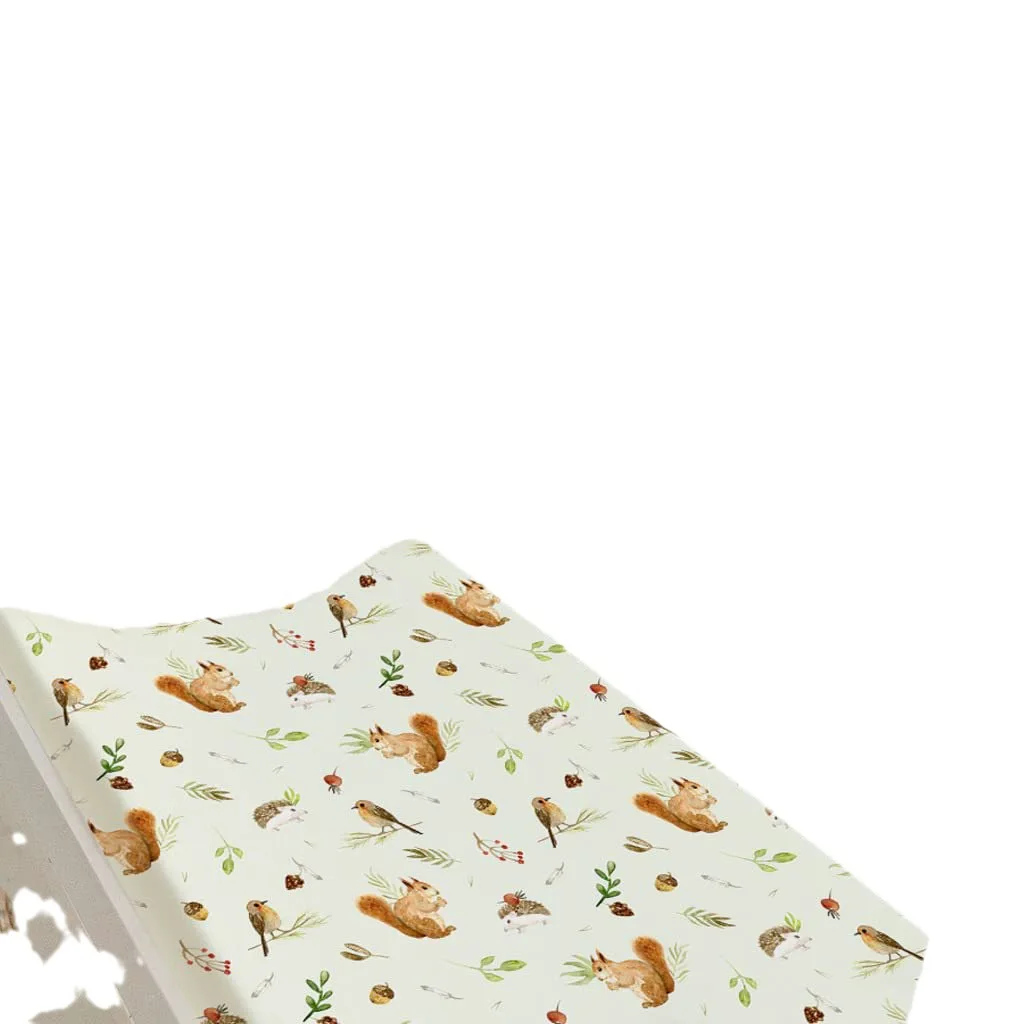 Funda cambiador bebé algodón muselina transpirable suave color sólido - imagen 5