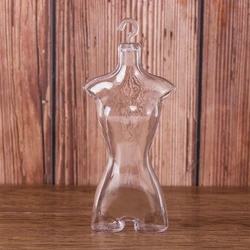 Soporte transparente para muñecas exhibir vestidos
