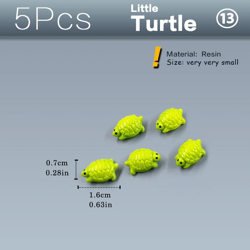 5pcs Turtles