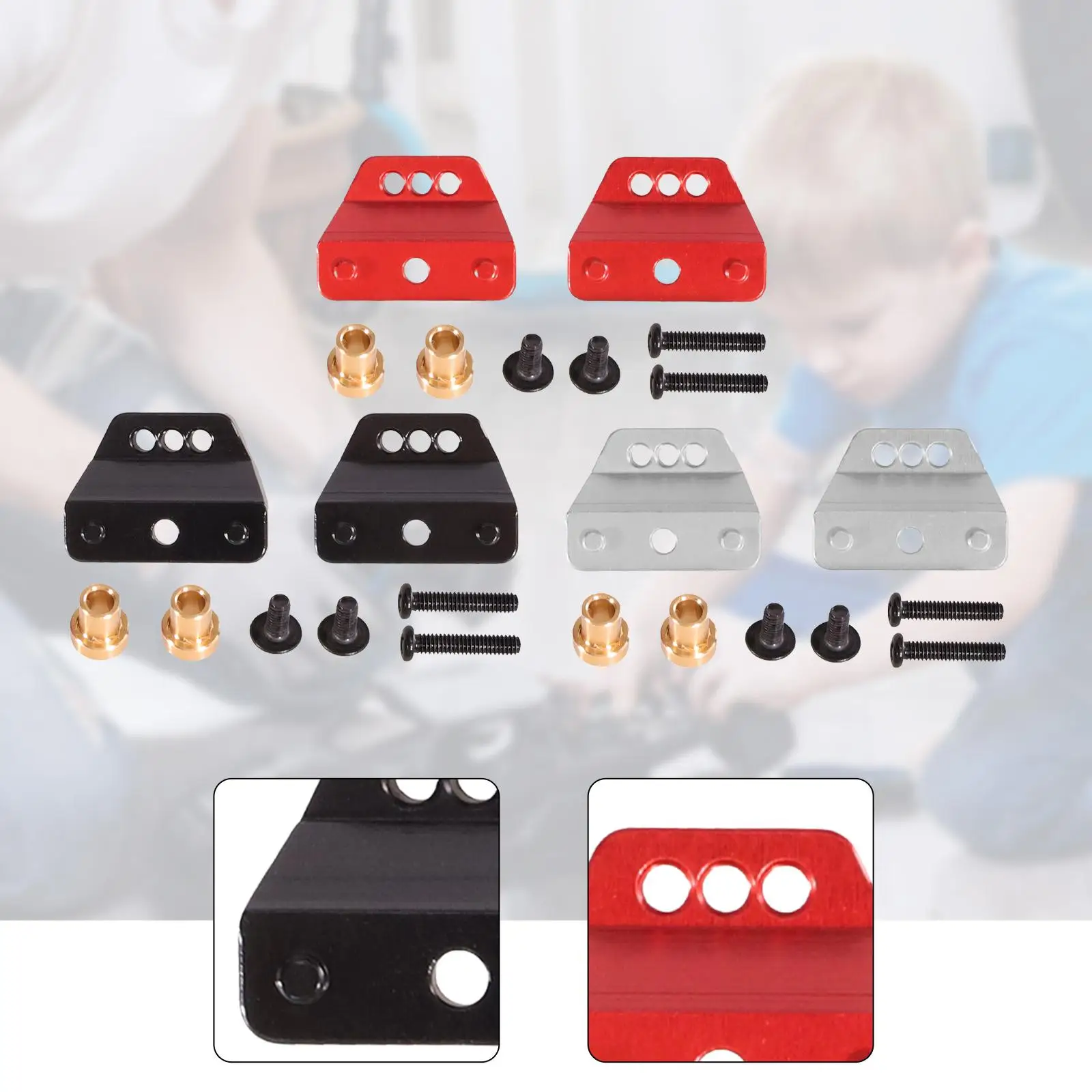 1/12 RC soportes de amortiguador de coche modificación reemplazar piezas para MN78 - imagen 4