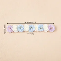 Banda elástica con flor para niña – Accesorio princesa